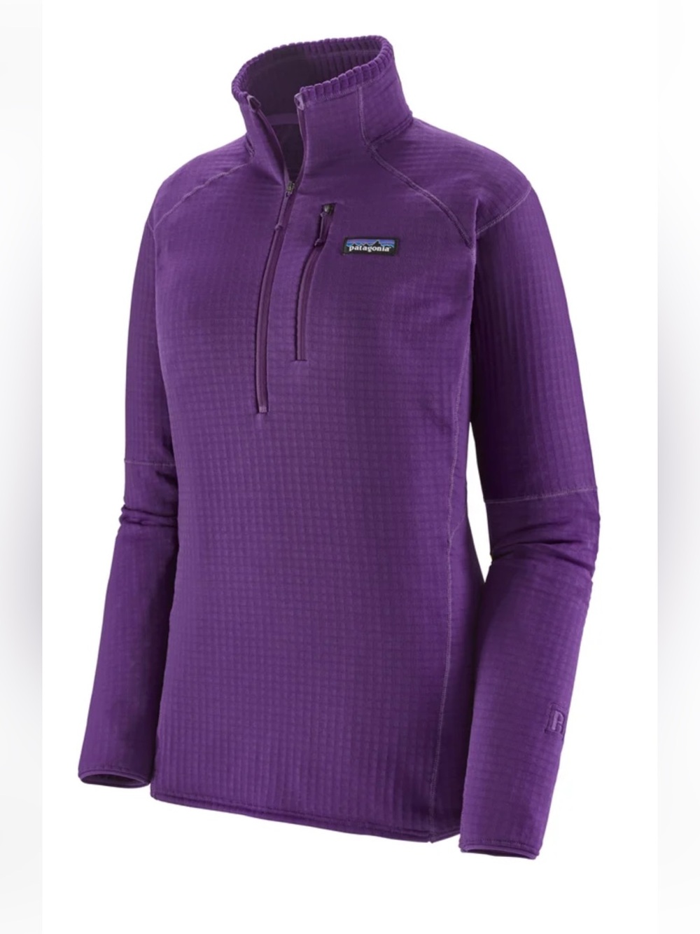 Patagonia Women's R1 Fleece Pullover in purple